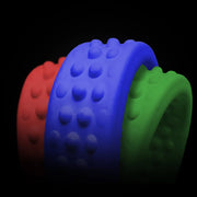 BioThane Super Rein Grip QT Bänder in mehreren Farben (blau, grün, rot, genoppte Grip-Oberfläche)