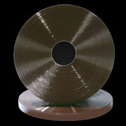 Braune BioThane-Gurtbandrolle, glattes beschichtetes Bandmaterial, Gold-BR104