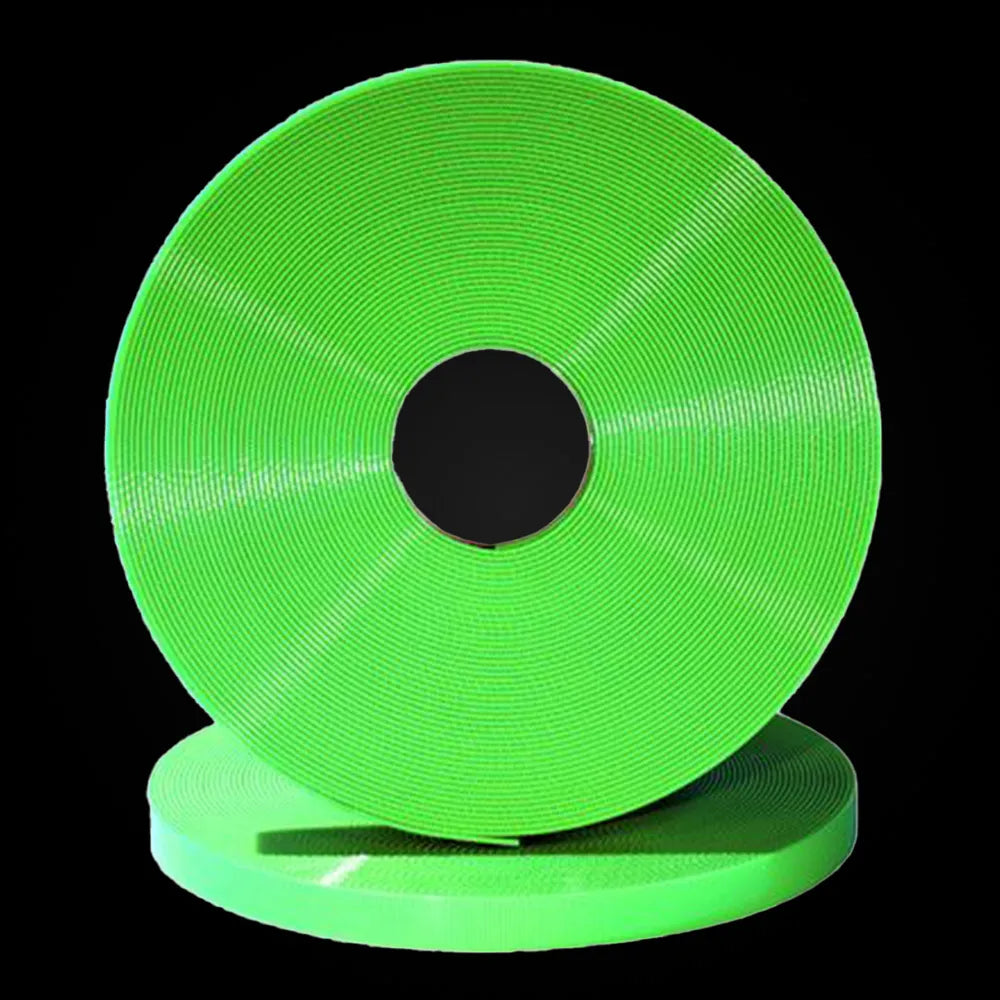 Neongrüne BioThane-Gurtbandrolle, Gold-GN318
