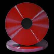 Rote BioThane-Gurtbandrolle, glattes beschichtetes Bandmaterial, Gold-WN101