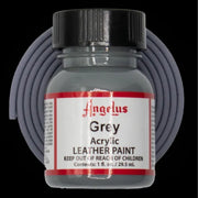 Angelus Grey Lederfarbe mit grauem BioThane Band