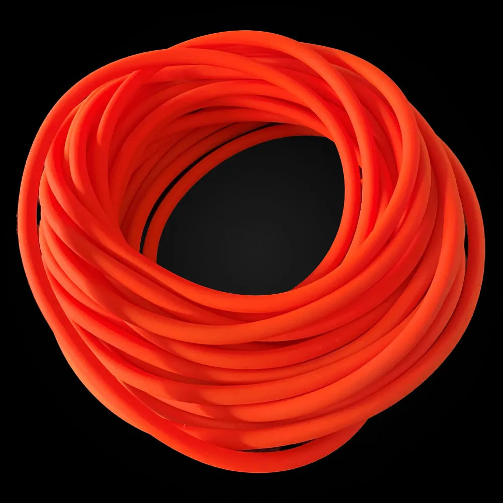 Neonorange BioThane beschichtetes Seil C05/C08 OR522 (leuchtend orange)