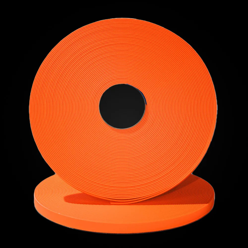 Oranges BioThane Beta 520 Super Heavy Band (OR522, glatte Heavy-Duty Oberfläche)