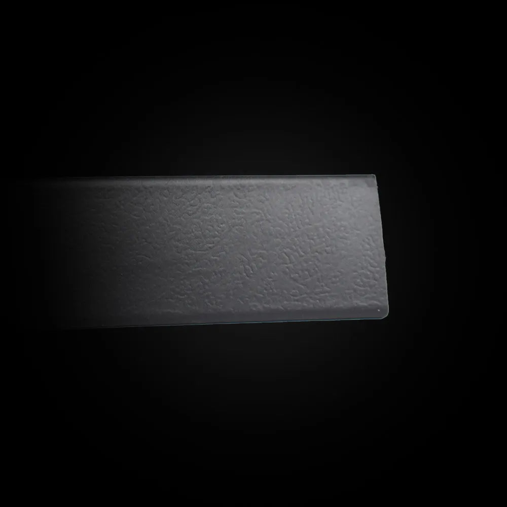 Schwarzer BioThane Super Grip Streifen (einzeln, strukturierte rutschhemmende Oberfläche)
